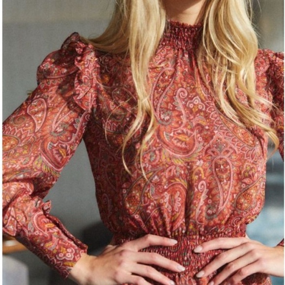 Misa Los Angeles Gianna Paisley Mini Dress - Picture 2 of 13